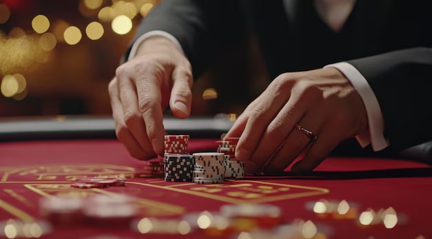 Live blackjack table with croupier and multi-camera feed on desktop and mobile screens